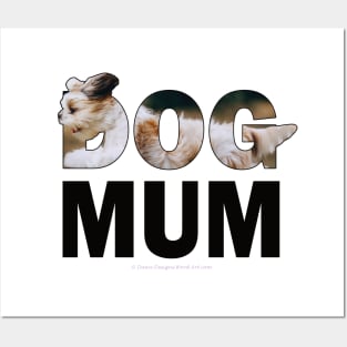 DOG MUM - Havanese dog oil painting word art Posters and Art